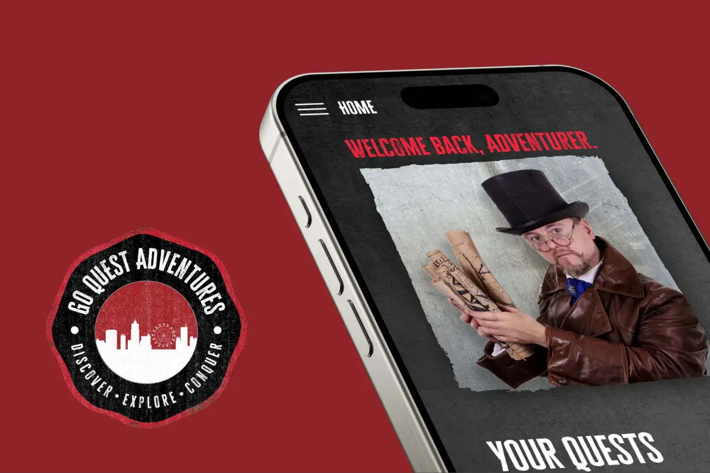 Go Quest Adventures — estudo de caso: Plataforma web