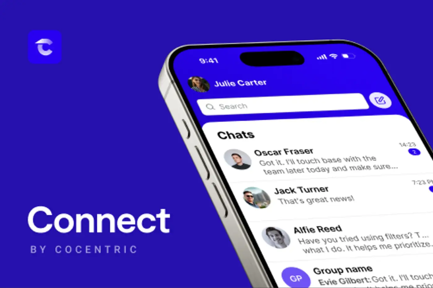 Connect by CoCentric — estudo de caso: Aplicativo mobile