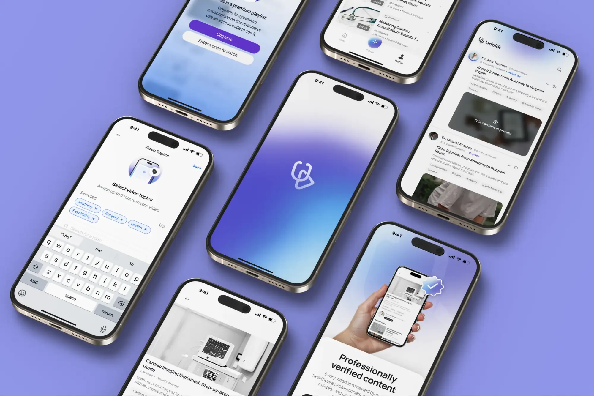 Udokk — telas do produto