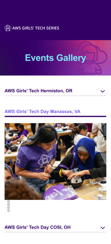 AWS Girls Tech Series demo 1