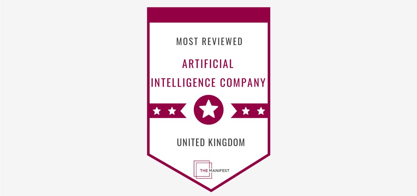 We’re a Top AI Company In The UK!